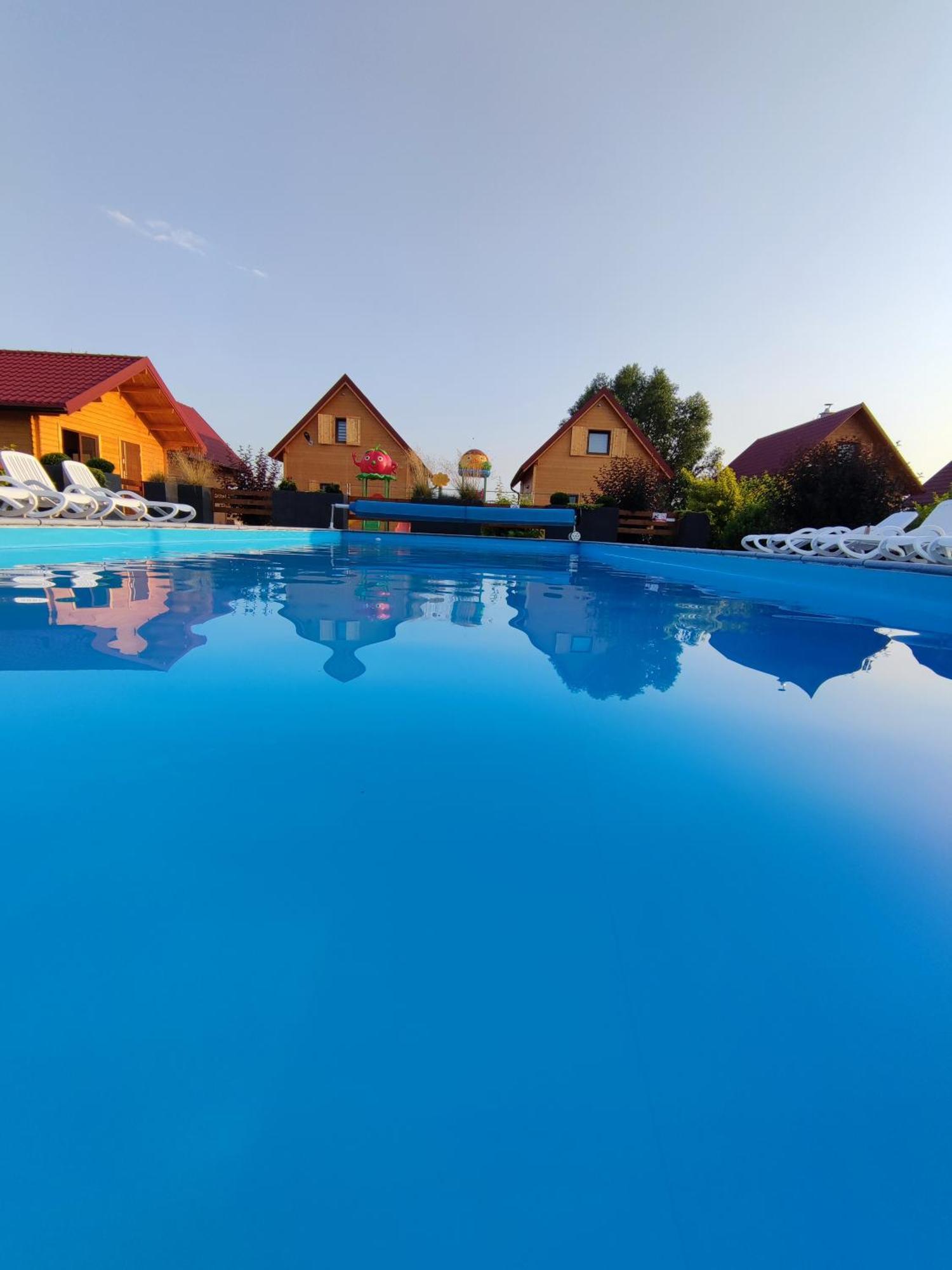 Miodowa Sadyba Domki Caloroczne Kluczbork Ligota Zamecka Exterior foto
