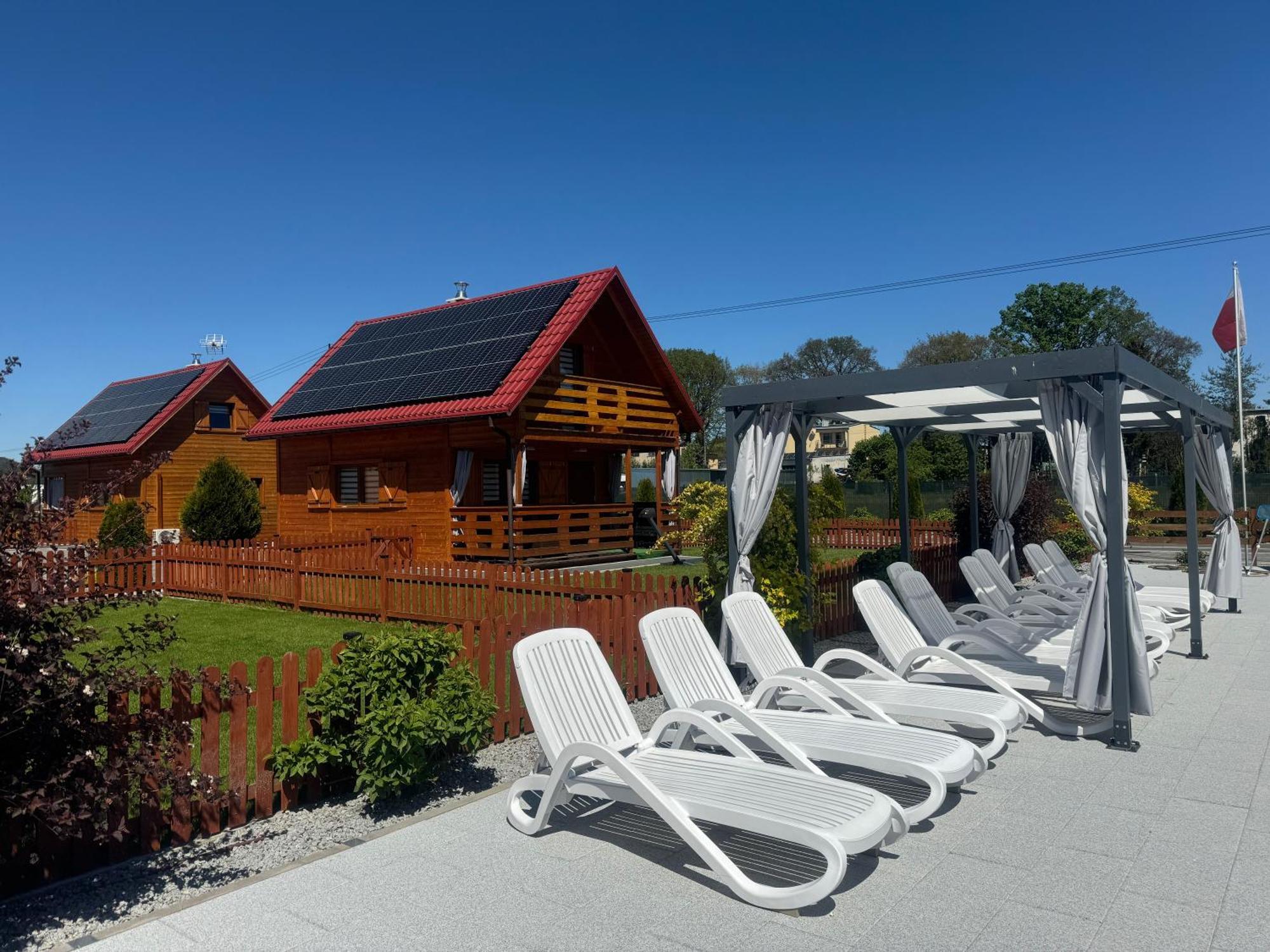 Miodowa Sadyba Domki Caloroczne Kluczbork Ligota Zamecka Exterior foto